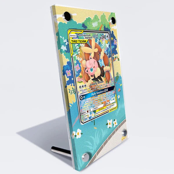 Mega Lopunny & Jigglypuff GX 226 Protective Acrylic Display Case